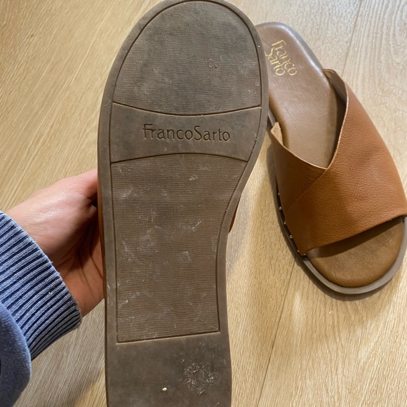 Franco Sarto brown slides - Picture 3 of 3